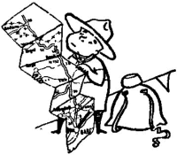 A coloring page of maps and compass